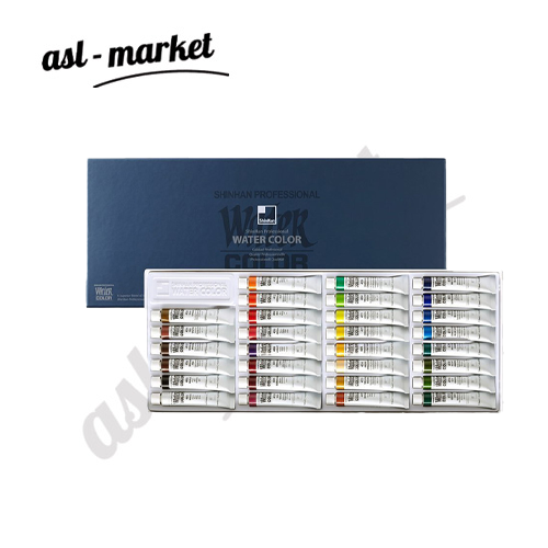 آبرنگ بسته ۳۰ رنگ شین هان آرت ShinHanArt حجم ۷ ۵ میلی لیتر