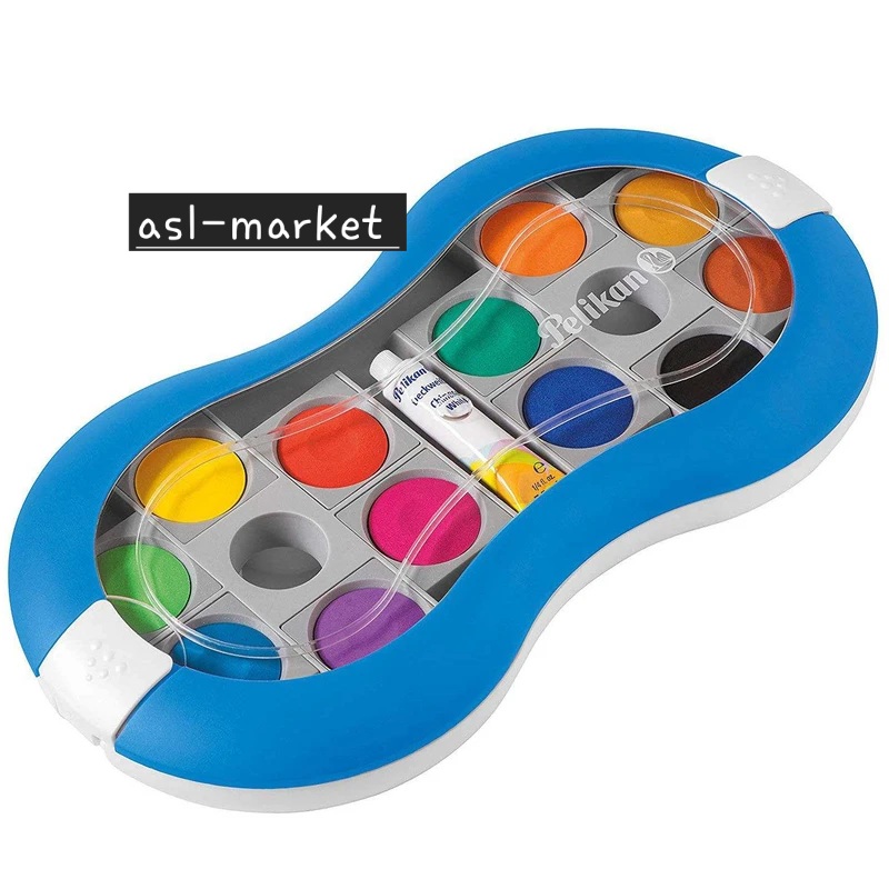 آبرنگ 24 رنگ پلیکان مدل Paint box space