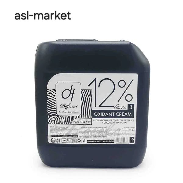 اکسیدان ۱۲ درصدی دیفرنت df با حجم ۴ لیتر Different Oxidant Cream Vol40 12%