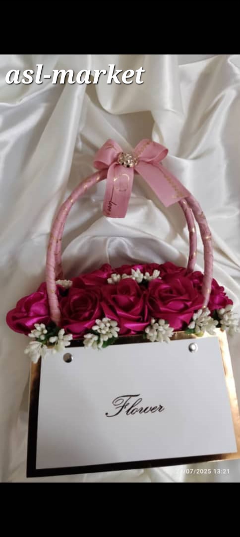 باکس گل طرح بگ دسته دار