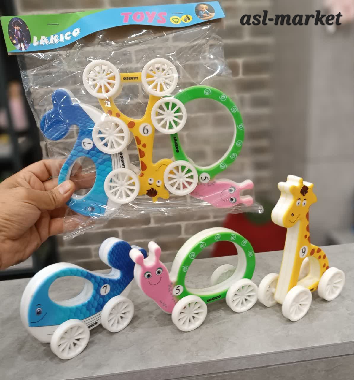 جغجغه چرخ دار۳عددی