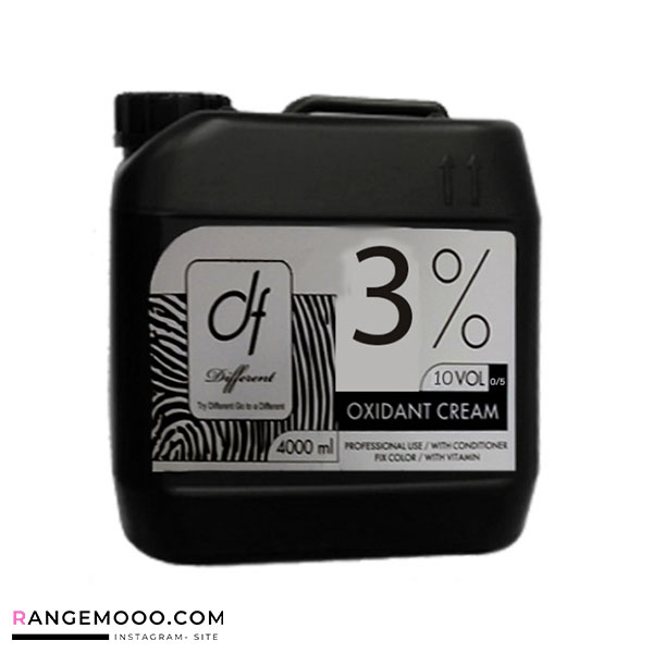 اکسیدان ۳ درصدی دیفرنت df با حجم ۴ لیتر Different Oxidant Cream Vol10 3%