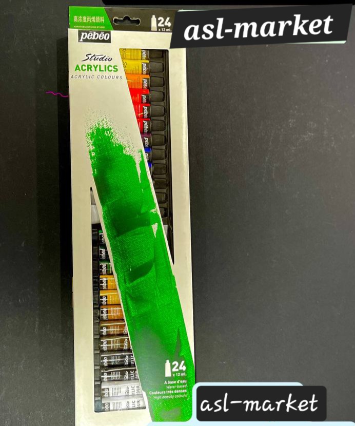 رنگ آکریلیک پبئو pebeo بسته ۲۴رنگ