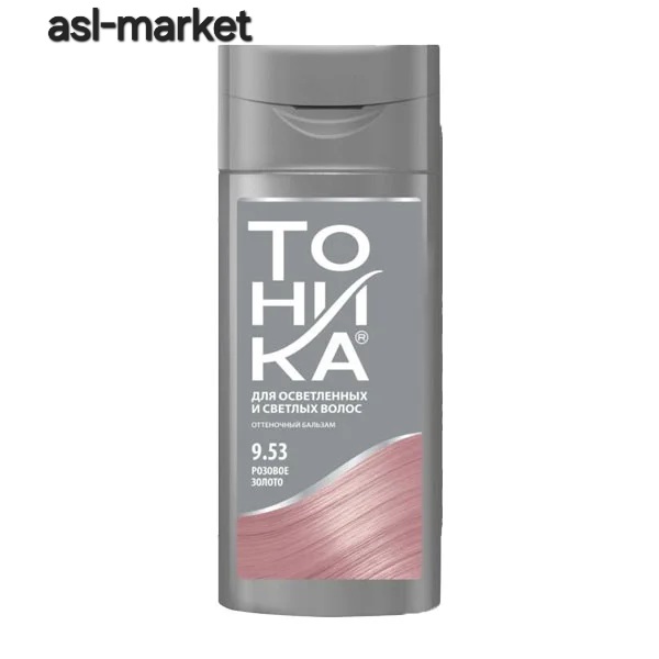 شامپو رنگ تونیکا Tohnka مدل Rose Gold شماره ۹.۵۳ TOHNIKA TONER Rose Gold 9.53