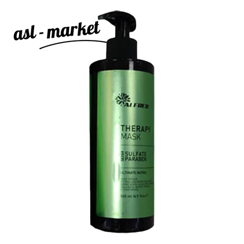 ماسک مو تقویت کننده آلفرد Alfred مدل Therapy حجم ۵۰۰ میلی لیتر