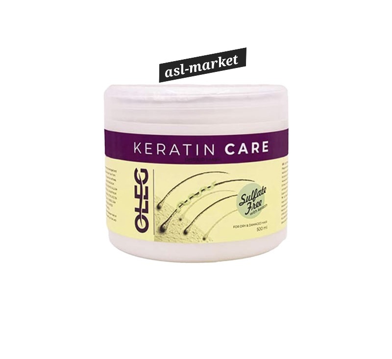 ماسک مو کراتین اولگ مدل Keratin Care OLEG Keratin Care Hair Mask 500ml