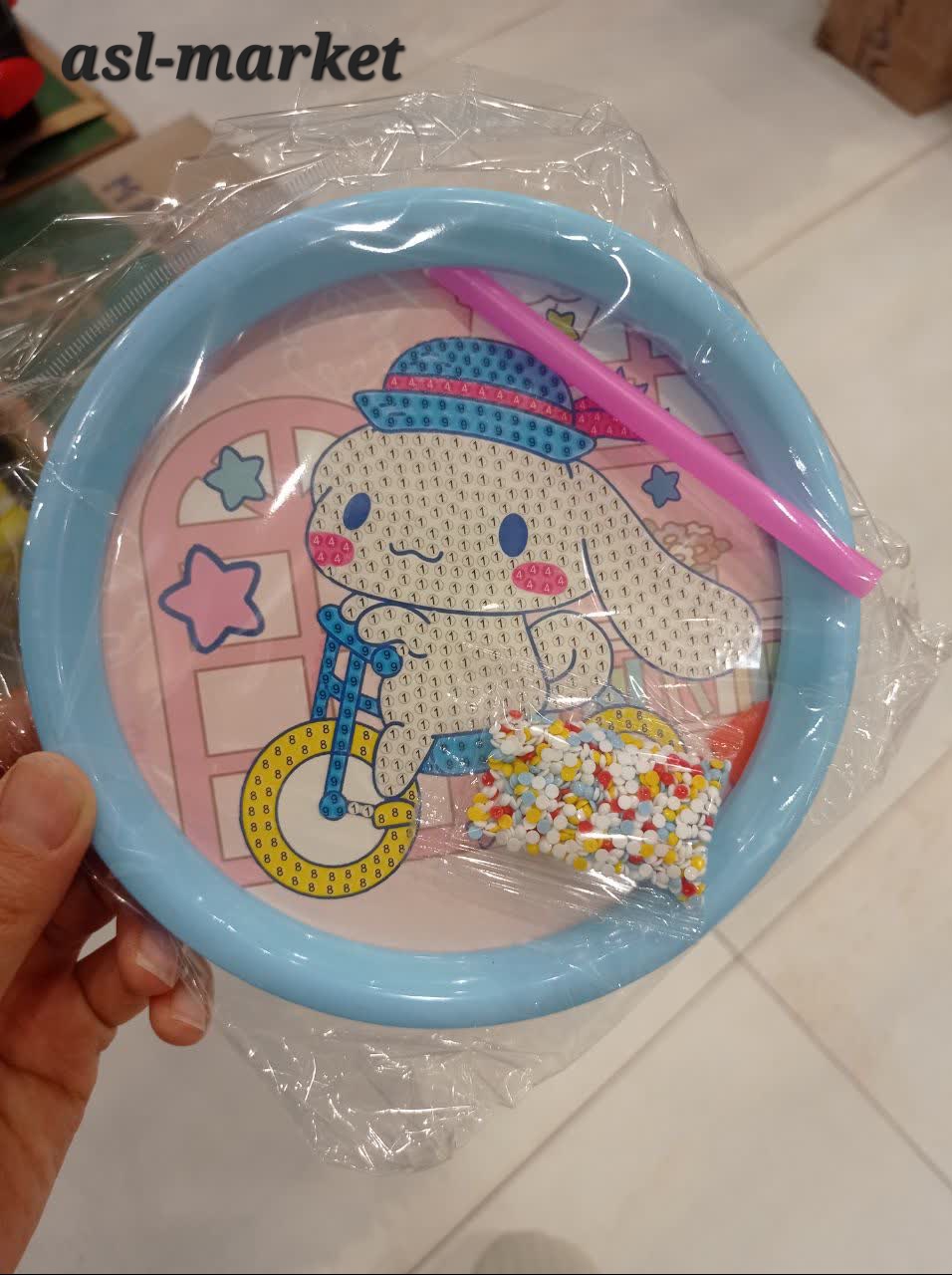 نقاشی الماسی طرح گرد