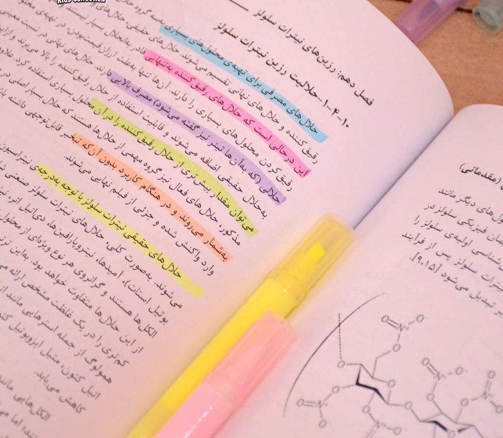 هایلایتر پاکن دار۶رنگ