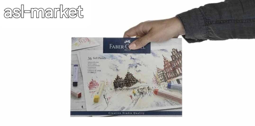 پاستل گچی ۳۶رنگ فابرکاستل Faber-Castell