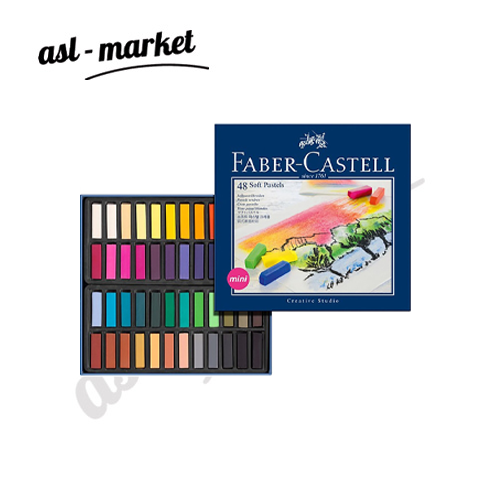 پاستل گچی ۴۸ رنگ مینی فابرکاستل faber-castell