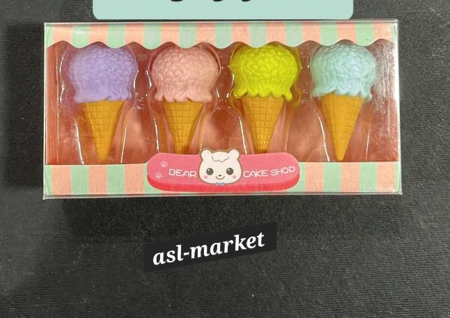 پاکن طرح بستنی وطرح دونات بسته ای