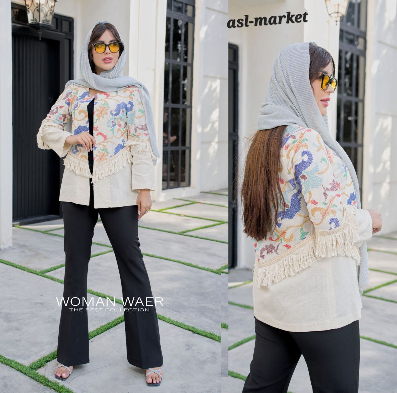 کُت شماره دوزی ریسه دار