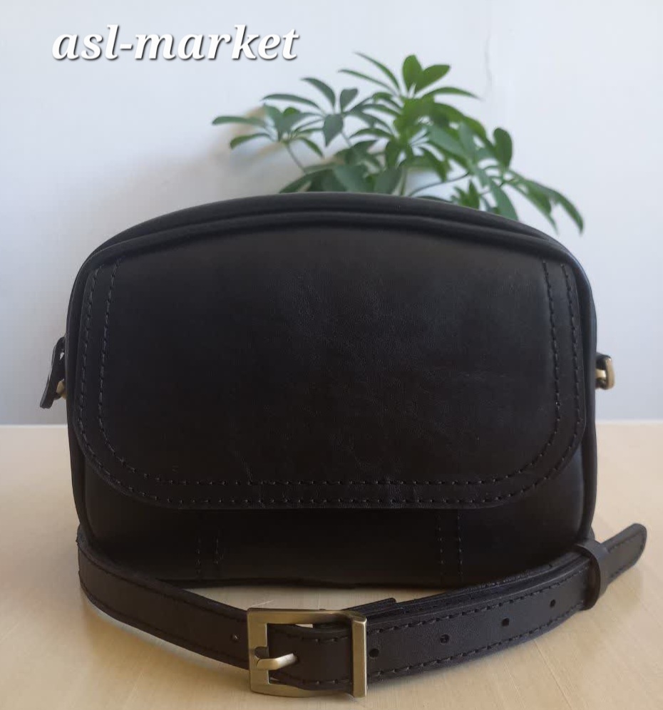 کیف چرم دوشی اسپرت با دسته قابل تنظیم