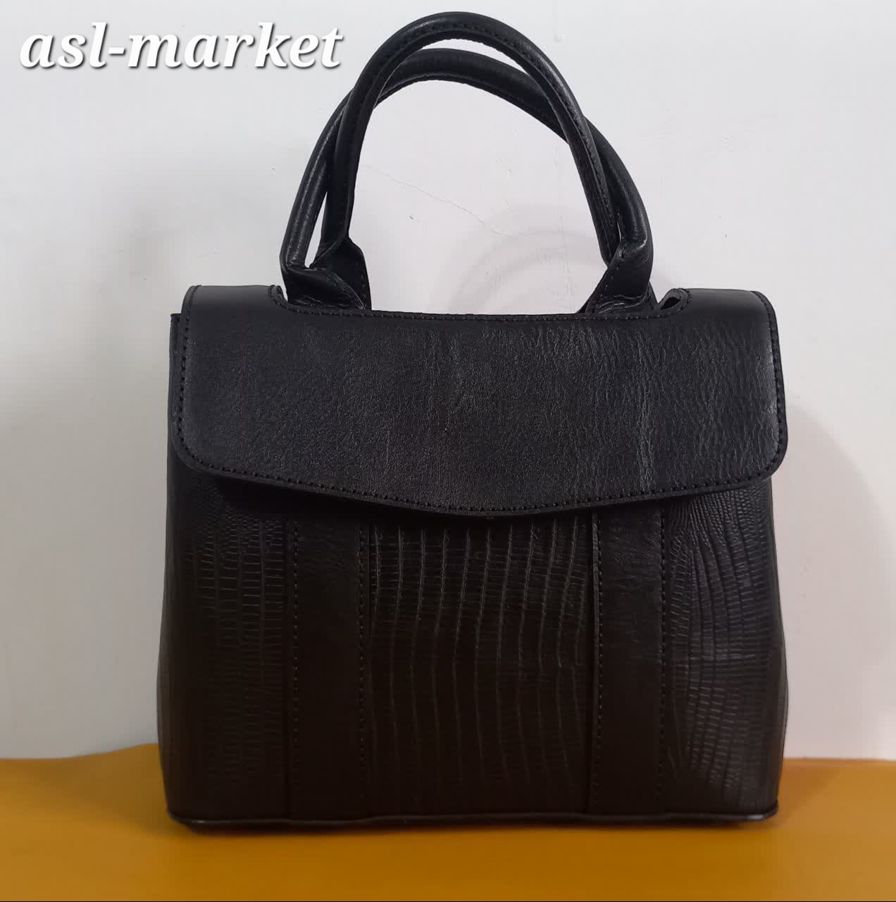 کیف مجلسی زنانه دسته کوتاه تمام چرم