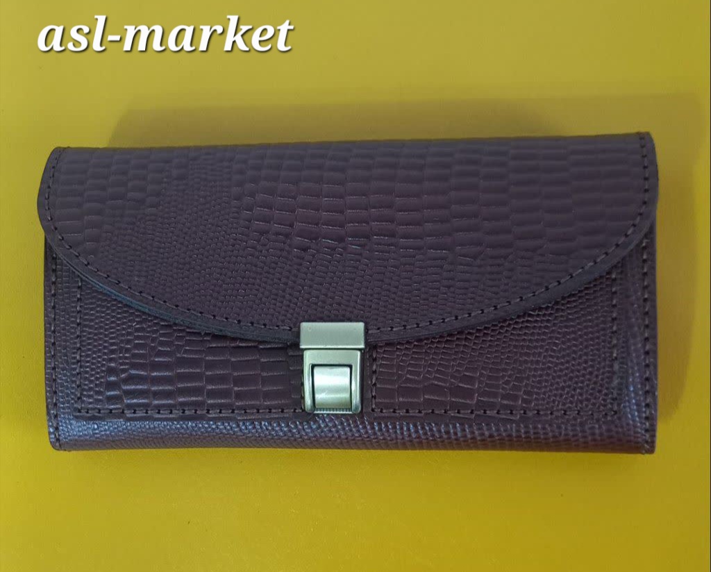 کیف پول زنانه تمام چرم